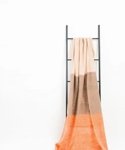 Studio Variously Chestnut Merino Wool Throw Blanket Home Goods