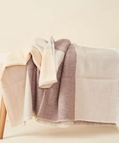 Studio Variously Cino Merino Wool Throw Blanket Throw Blankets