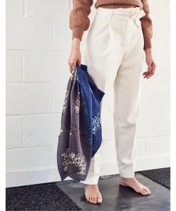 Studio Variously Accessories Oraa Black Silk Scarf 4 Studio Variously Accessories Oraa Black Silk Scarf