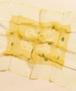 Studio Variously Primrose Turmeric Silk Scarf