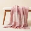 Studio Variously Rosa Merino Throw Blanket