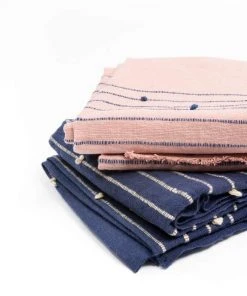Studio Variously Home Goods Rosewood Indigo Throw Blanket