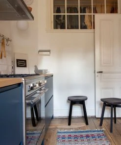 Emeco Su Small Stool - Wood Frame