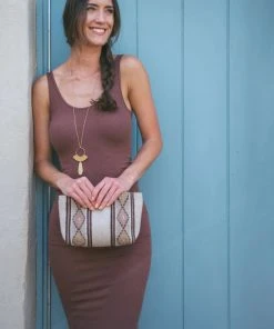 MZ Fair Trade Sunbeam Wool Clutch Bag Accessories