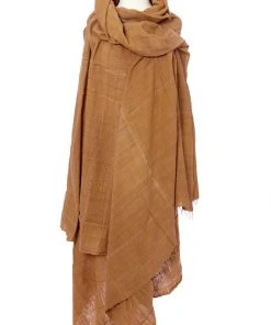 Swahili African Modern Home Goods Chestnut Gabi Tablecloth / Throw Blanket