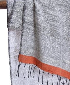 Swahili African Modern Accessories Ethiopian Stella Shawl - Coral 3 Swahili African Modern Accessories Ethiopian Stella Shawl - Coral