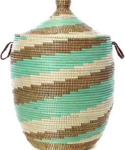 Swahili African Modern Large Sahel Sky Laundry Hamper Basket Best Sellers