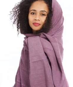 Swahili African Modern Plum Gabi Tablecloth / Throw Blanket Home Goods