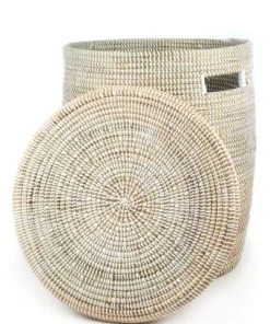 Swahili African Modern Solid White Peace Corps Hamper