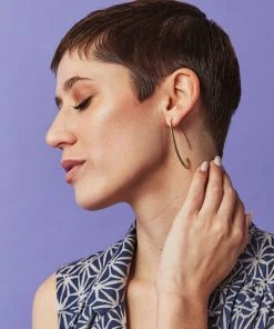 Swahili Coast Design Jewelry Crescent Earrings