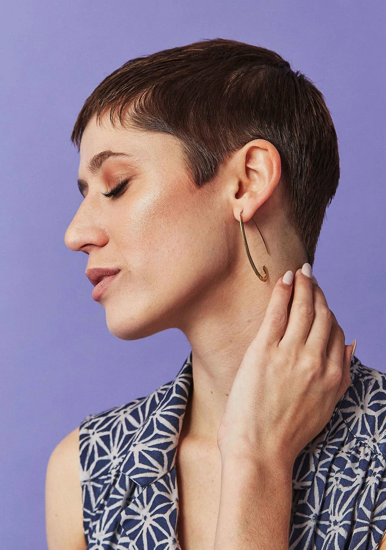 Swahili Coast Design Jewelry Crescent Earrings Swahili Coast Design Jewelry Crescent Earrings