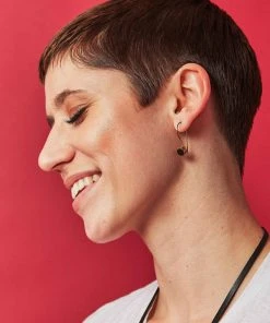 Swahili Coast Design Jewelry Dot Horn Earrings