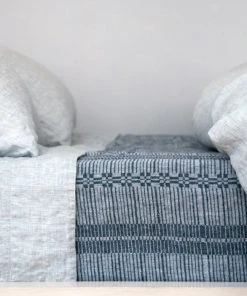 Area Home Swea Linen Throw Blanket