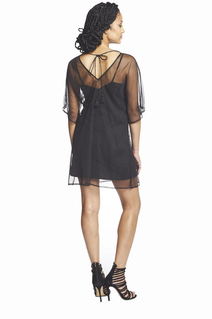 Symbology Sale Beaded Peacock Deep V Caftan Symbology Sale Beaded Peacock Deep V Caftan