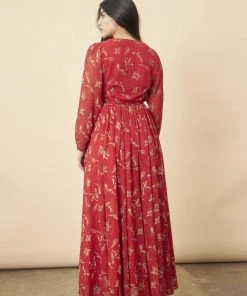 Symbology Hibiscus Empress Wrap Dress Red Lipstick + Gold Best Sellers 3 Symbology Hibiscus Empress Wrap Dress Red Lipstick + Gold Best Sellers