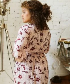 Symbology Hibiscus Flower Wrap - Rose + Berry 2 Symbology Hibiscus Flower Wrap - Rose + Berry