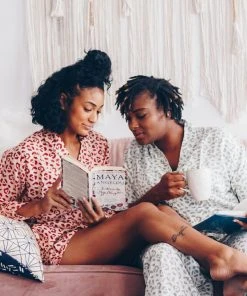 Symbology Best Sellers Leopard Pajama Set - Blush + Berry 6 Symbology Best Sellers Leopard Pajama Set - Blush + Berry