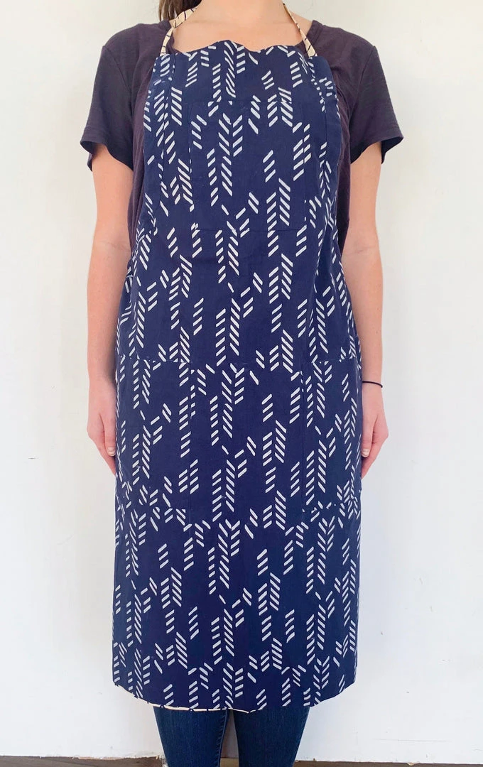 Symbology Feather/ Deco Reversible Apron Home Goods Symbology Feather/ Deco Reversible Apron Home Goods