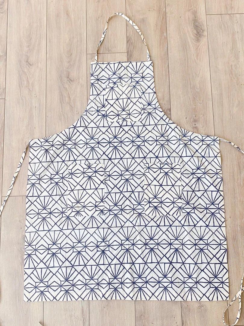 Symbology Feather/ Deco Reversible Apron Home Goods Symbology Feather/ Deco Reversible Apron Home Goods