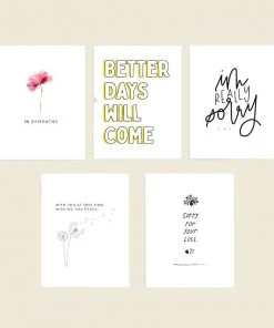 Cute Root Sympathy Variety Plantable Cards - 10 Pack