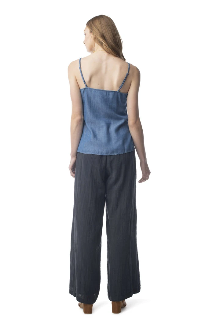 Synergy Organic Clothing Best Sellers Basis Eucalyptus Chambray Camisole Synergy Organic Clothing Best Sellers Basis Eucalyptus Chambray Camisole