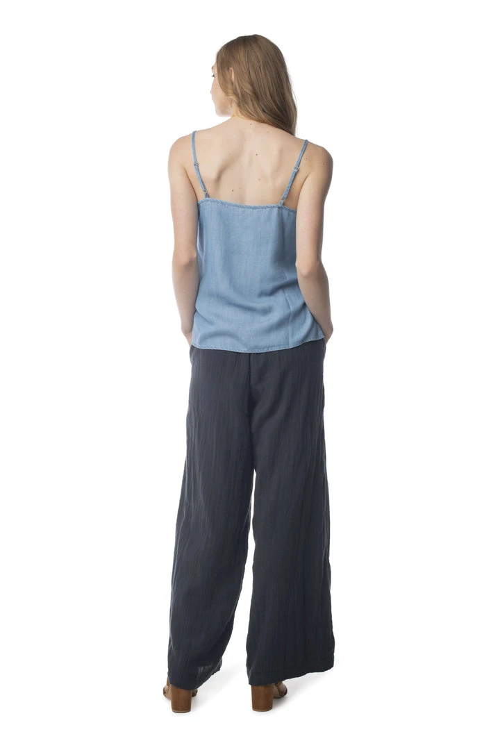 Synergy Organic Clothing Best Sellers Basis Eucalyptus Chambray Camisole Synergy Organic Clothing Best Sellers Basis Eucalyptus Chambray Camisole