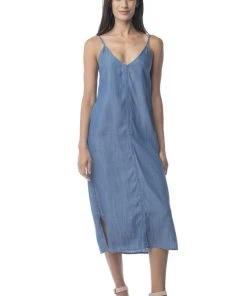 Synergy Organic Clothing Bi-Coastal Eucalyptus Slip Dress