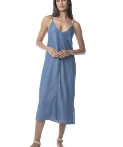 Synergy Organic Clothing Bi-Coastal Eucalyptus Slip Dress