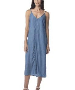 Synergy Organic Clothing Bi-Coastal Eucalyptus Slip Dress