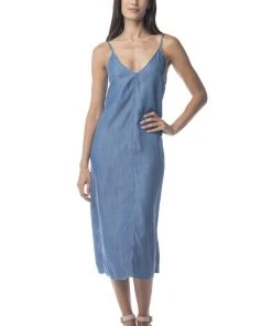 Synergy Organic Clothing Bi-Coastal Eucalyptus Slip Dress