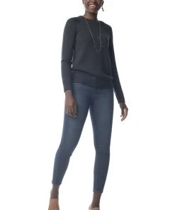 Synergy Organic Clothing Crew Sweater - Black Sale