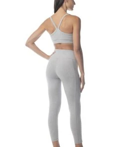 Synergy Organic Clothing Go To Yoga Bra - Heather Gray