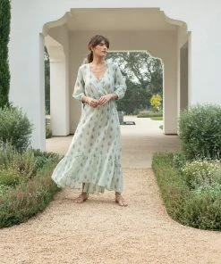 Synergy Organic Clothing Lotus Ruby Maxi Dress Sale