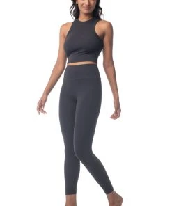 Synergy Organic Clothing Best Sellers Manipura Legging - Black 4 Synergy Organic Clothing Best Sellers Manipura Legging - Black