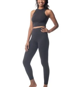 Synergy Organic Clothing Best Sellers Manipura Legging - Black 3 Synergy Organic Clothing Best Sellers Manipura Legging - Black
