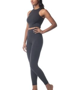 Synergy Organic Clothing Best Sellers Manipura Legging - Black 2 Synergy Organic Clothing Best Sellers Manipura Legging - Black