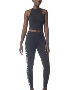 Synergy Organic Clothing Moon Phases Elevate Tank Top - Black