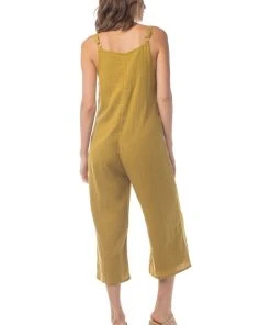Synergy Organic Clothing Onward Jumpsuit - Ecru Olive