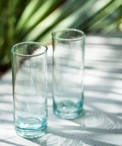 Magda Made Kitchen + Dining Tall Recycled Glass Set