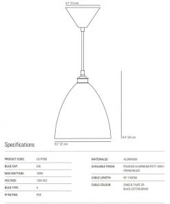 Ameico Lighting Task Pendant Light 3 Ameico Lighting Task Pendant Light