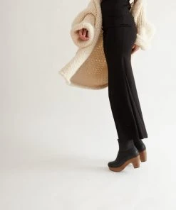 Coclico Tau Shearling Clog - Black