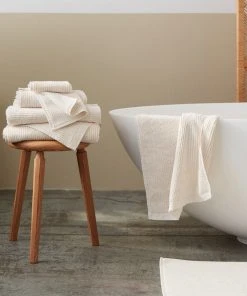 Coyuchi New Arrivals Temescal Ribbed Bath Mat