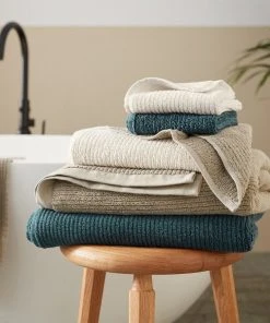 Coyuchi Best Sellers Temescal Ribbed Towels - Deep Ocean 2 Coyuchi Best Sellers Temescal Ribbed Towels - Deep Ocean