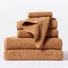 Coyuchi New Arrivals Temescal Ribbed Towels - Terra