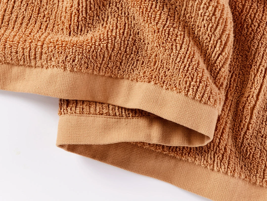 Coyuchi New Arrivals Temescal Ribbed Towels - Terra Coyuchi New Arrivals Temescal Ribbed Towels - Terra