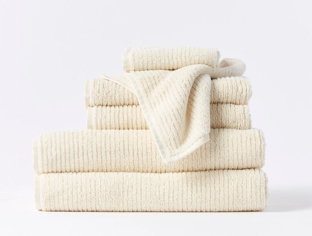 Coyuchi Temescal Ribbed Towels - Undyed Coyuchi Temescal Ribbed Towels - Undyed