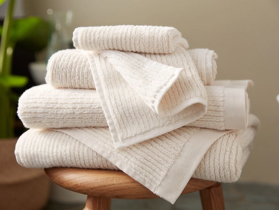 Coyuchi Temescal Ribbed Towels - Undyed Coyuchi Temescal Ribbed Towels - Undyed