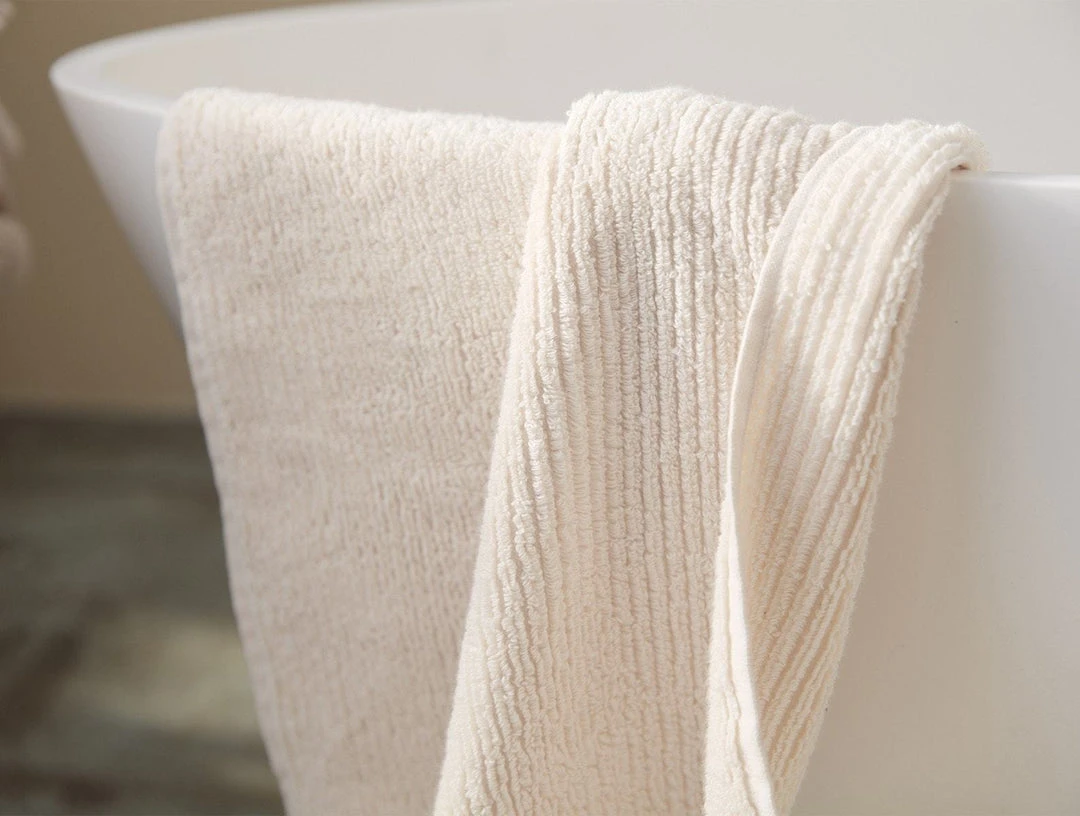 Coyuchi Temescal Ribbed Towels - Undyed Coyuchi Temescal Ribbed Towels - Undyed