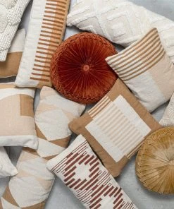 Casa Amarosa Terra Stripe Lumbar Pillow Cover Home Goods