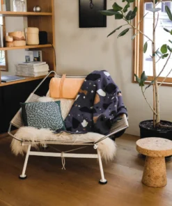 Anne Gates Studio Cozy Gifts Terrazzo Upcycled Throw Blanket